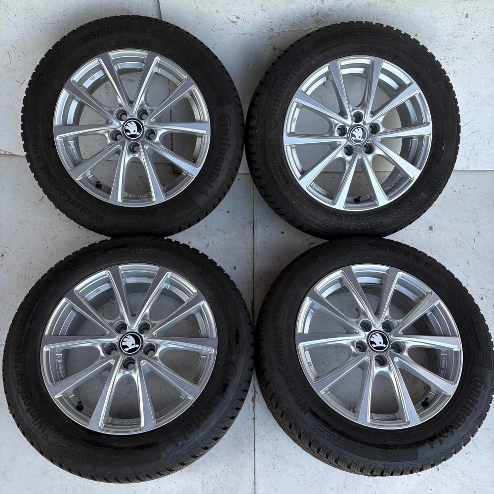 ZIMNÍ ALU KOLA ŠKODA KAMIQ 195/60R16 DPH