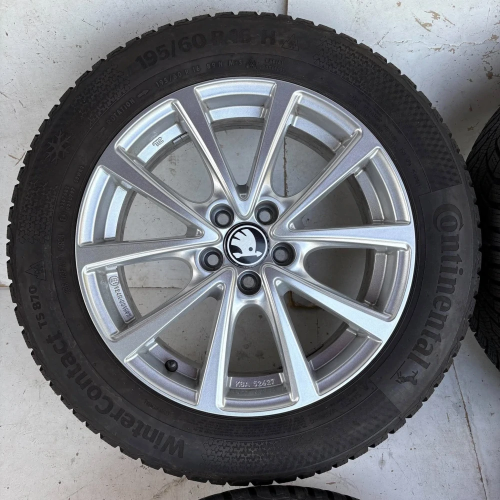 ZIMNÍ ALU KOLA ŠKODA KAMIQ 195/60R16 DPH